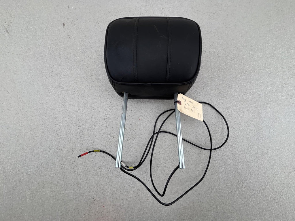 03-06 RANGE ROVER FRONT LEFT LEATHER HEADREST w/ SCREEN OEM