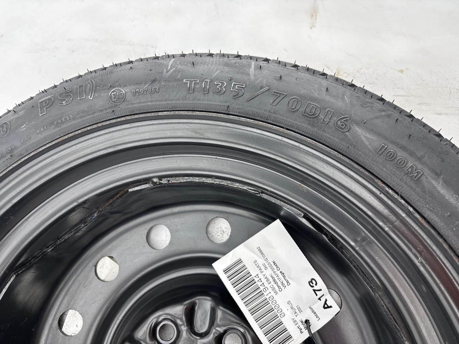 1993-2007 Ford Taurus Spare Tire Wheel 16x4 OEM