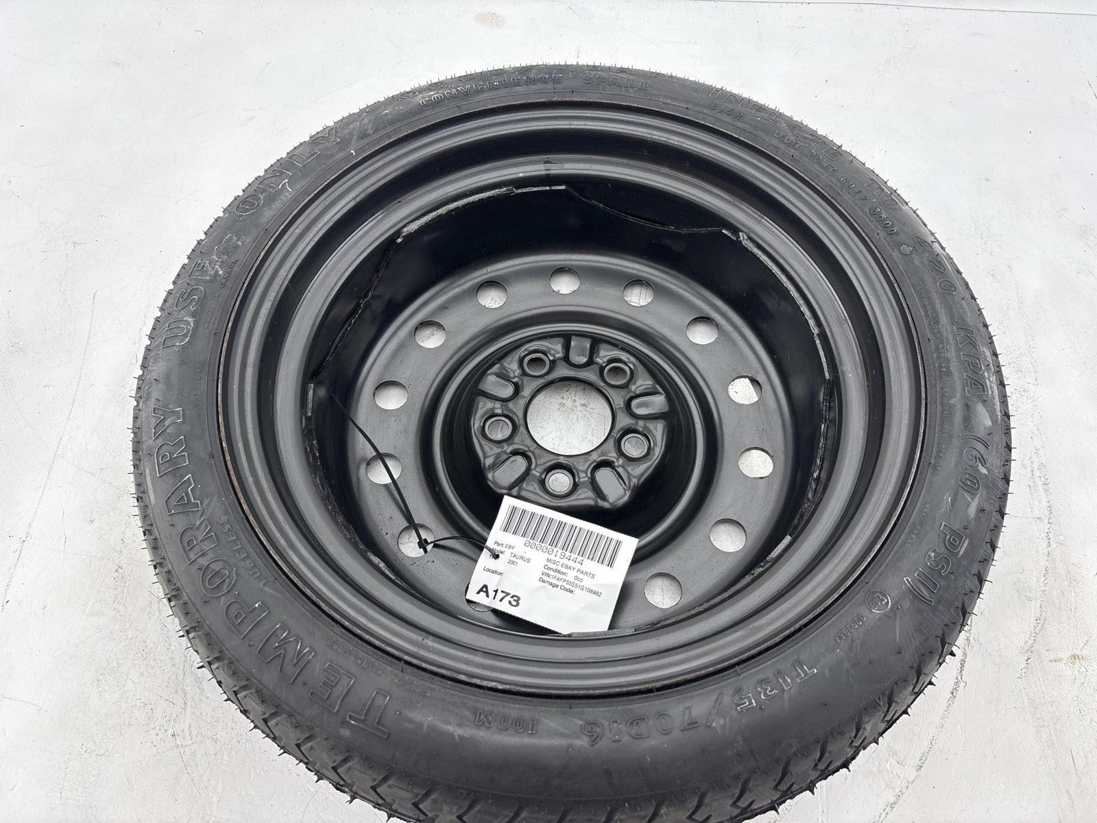 1993-2007 Ford Taurus Spare Tire Wheel 16x4 OEM