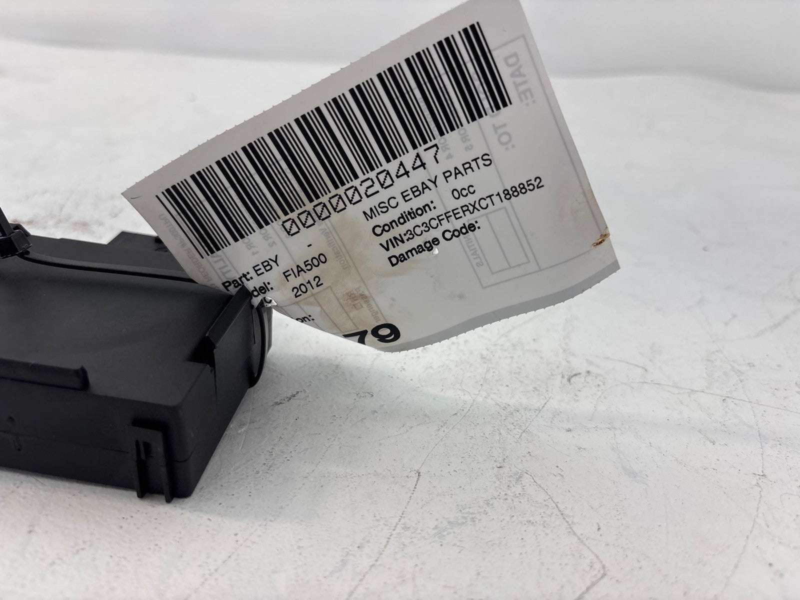 12-19 Fiat 500 Convertible Top Roof Control Module 77366059 OEM