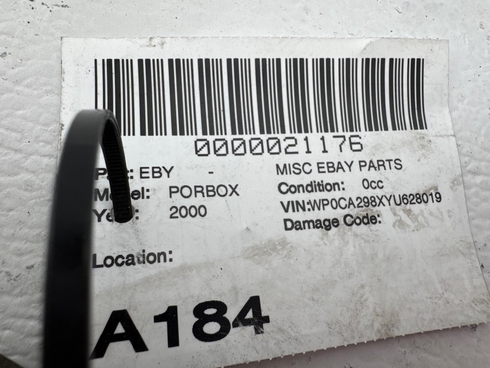 2000-2006 Porsche Boxster 986 2.7L Engine Throttle Body Valve Actuator OEM