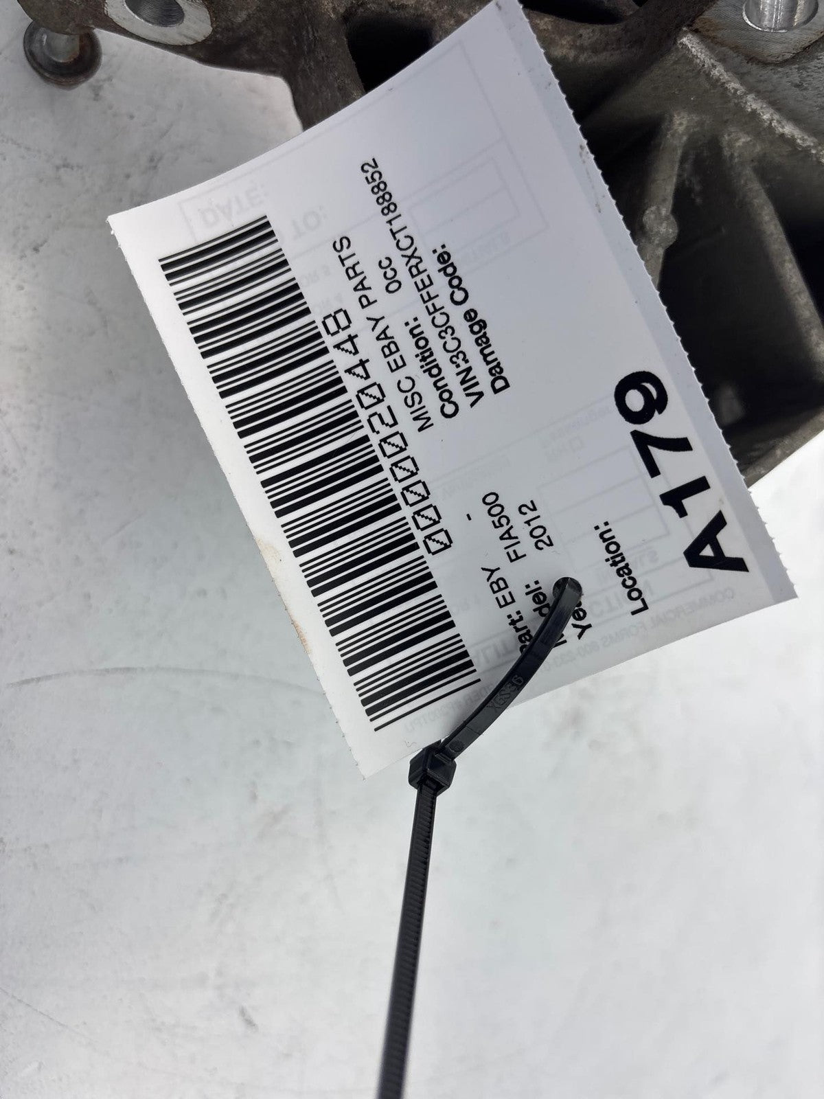 12-17 Fiat 500 1.4L Engine Motor Belt Tensioner Pulley OEM