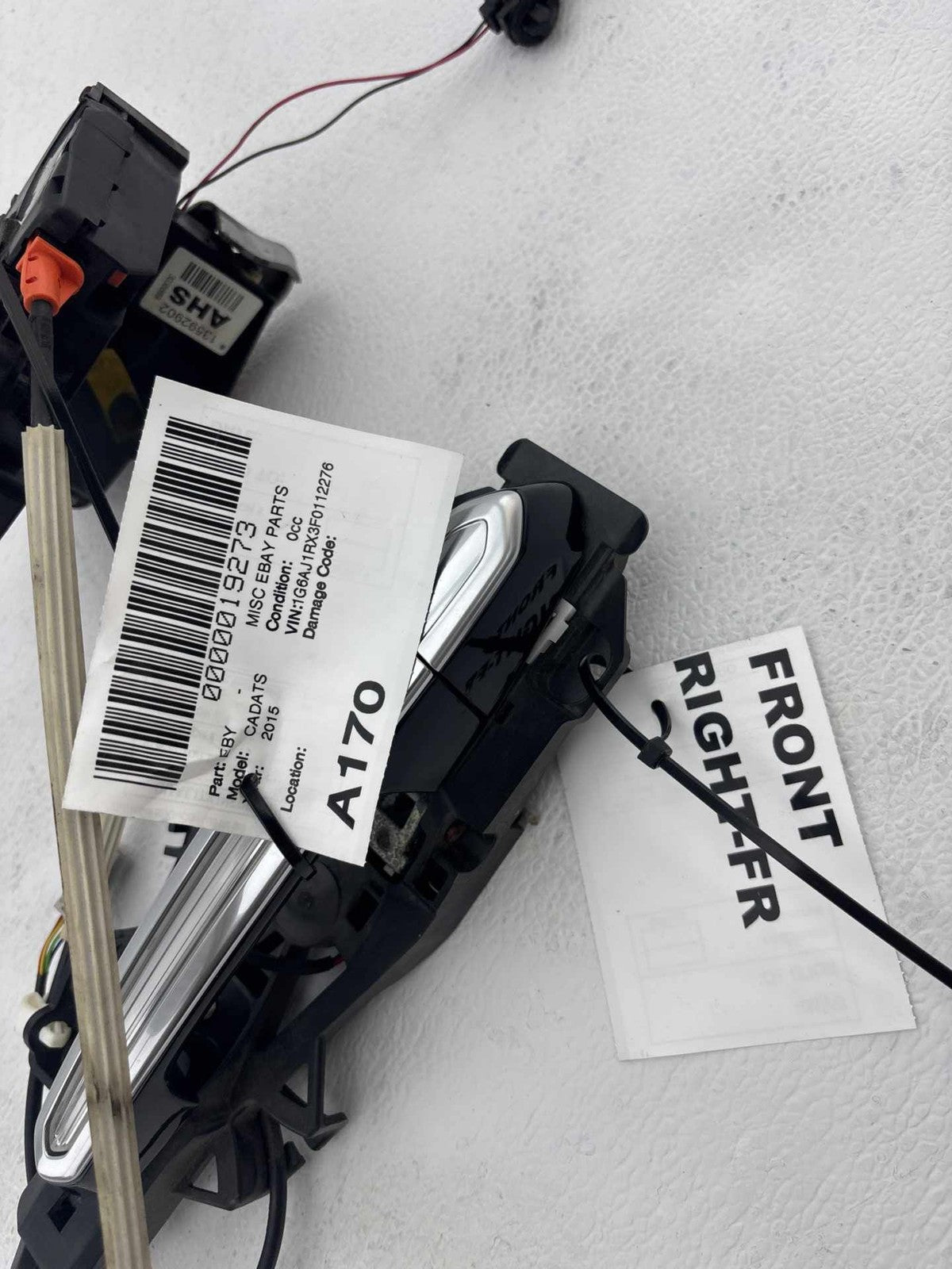 15-18 Cadillac ATS Coupe Front Right Door Exterior Handle & Latch Actuator OEM