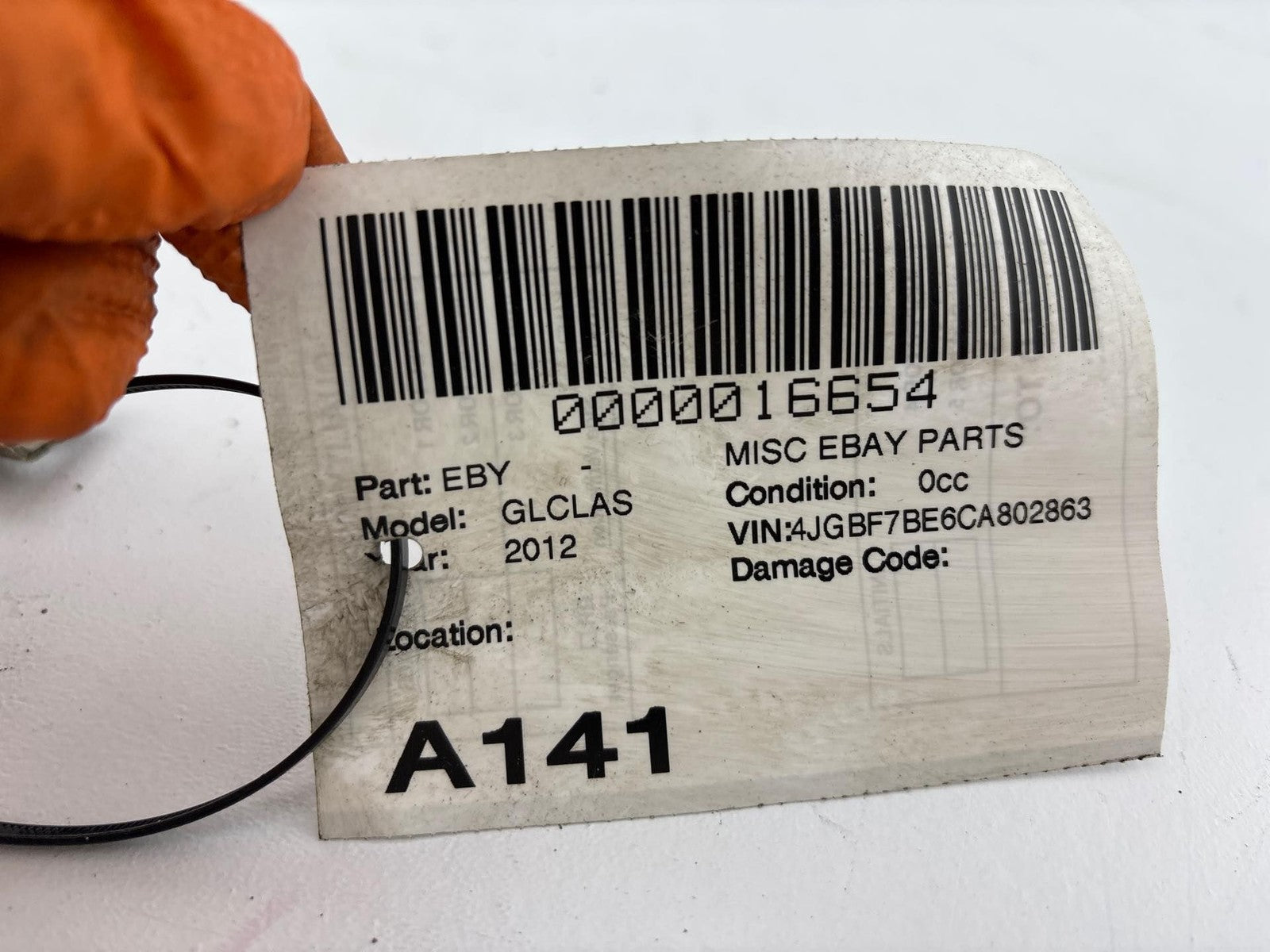 07-12 Mercedes GL450 Transmission Oil Cooler Radiator OEM 0005010765