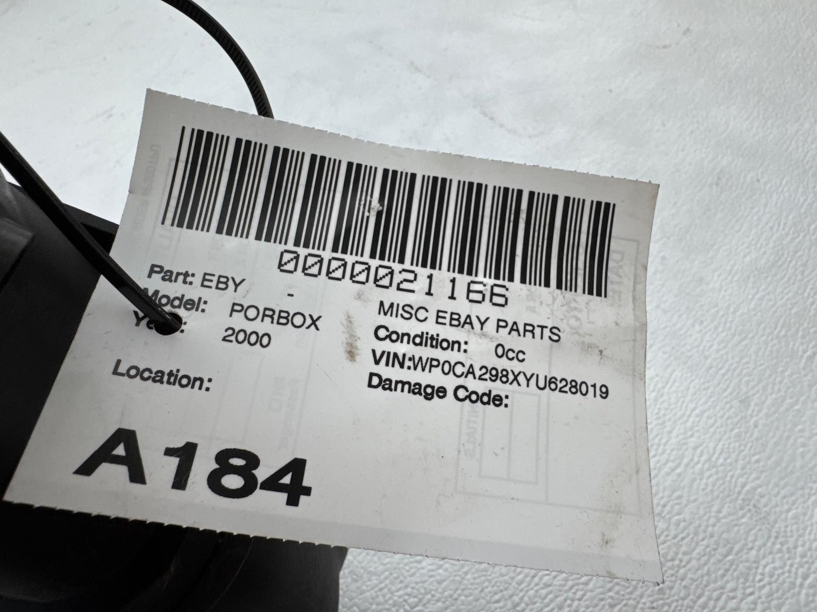 2000 - 2006 Porsche Boxster 2.7L Air Intake Manifold Assembly OEM