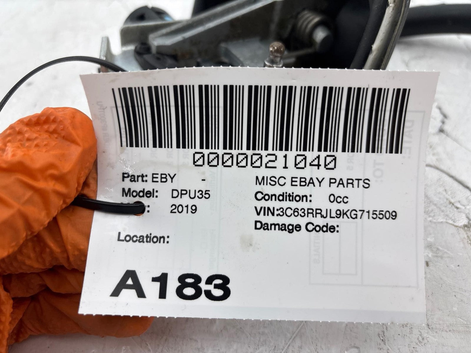 19-20 Ram 2500 3500 Pickup 6.7L Diesel Automatic Transmission Shift Lever OEM