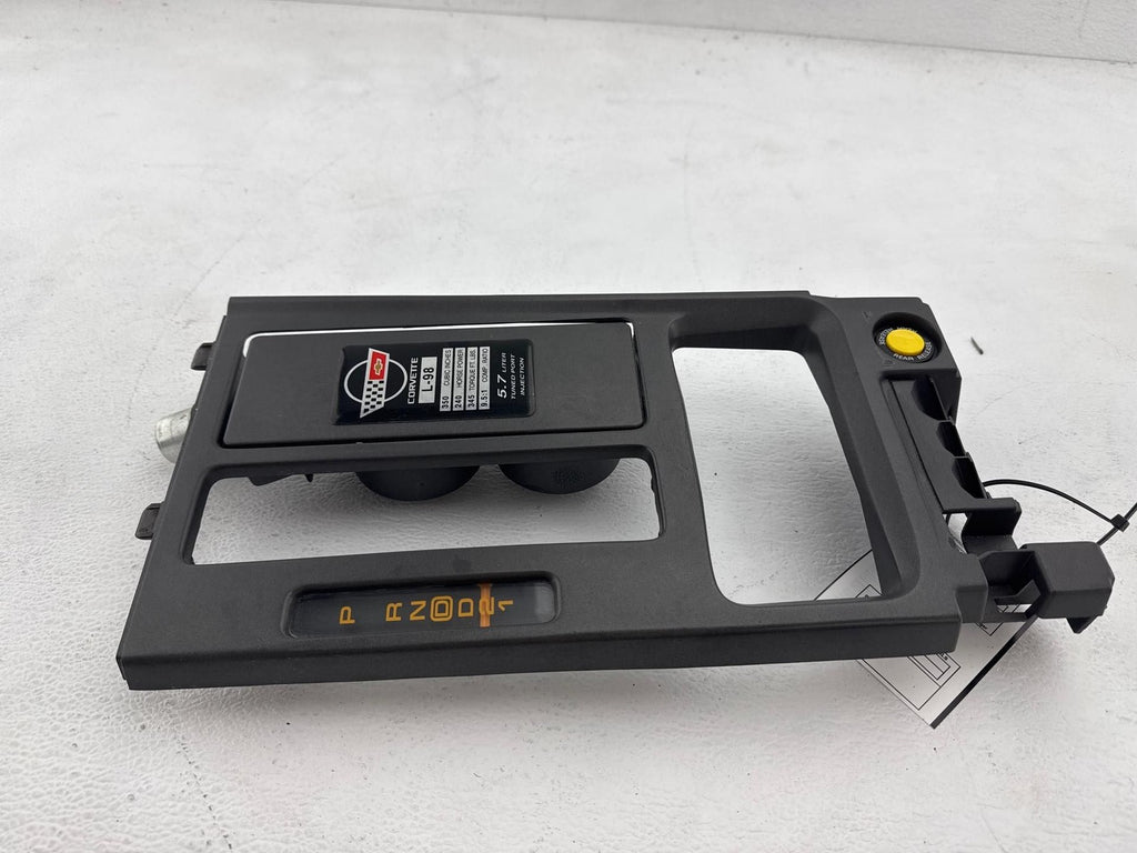 1990-1991 Chevrolet Corvette Shifter Bezel Black Trim OEM