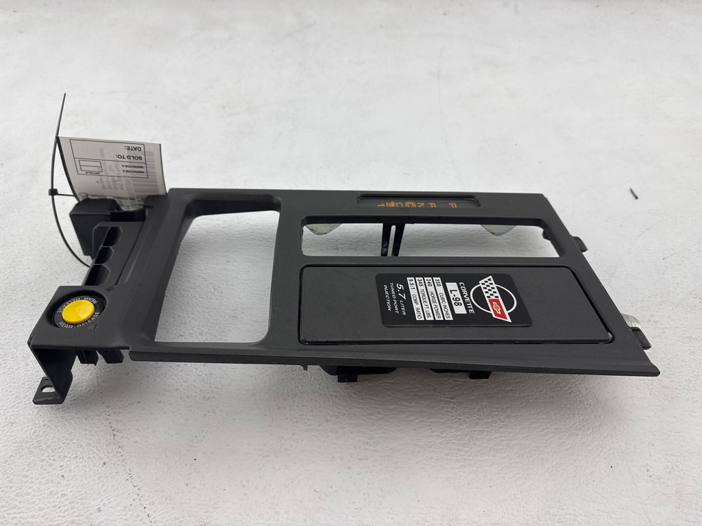 1990-1991 Chevrolet Corvette Shifter Bezel Black Trim OEM