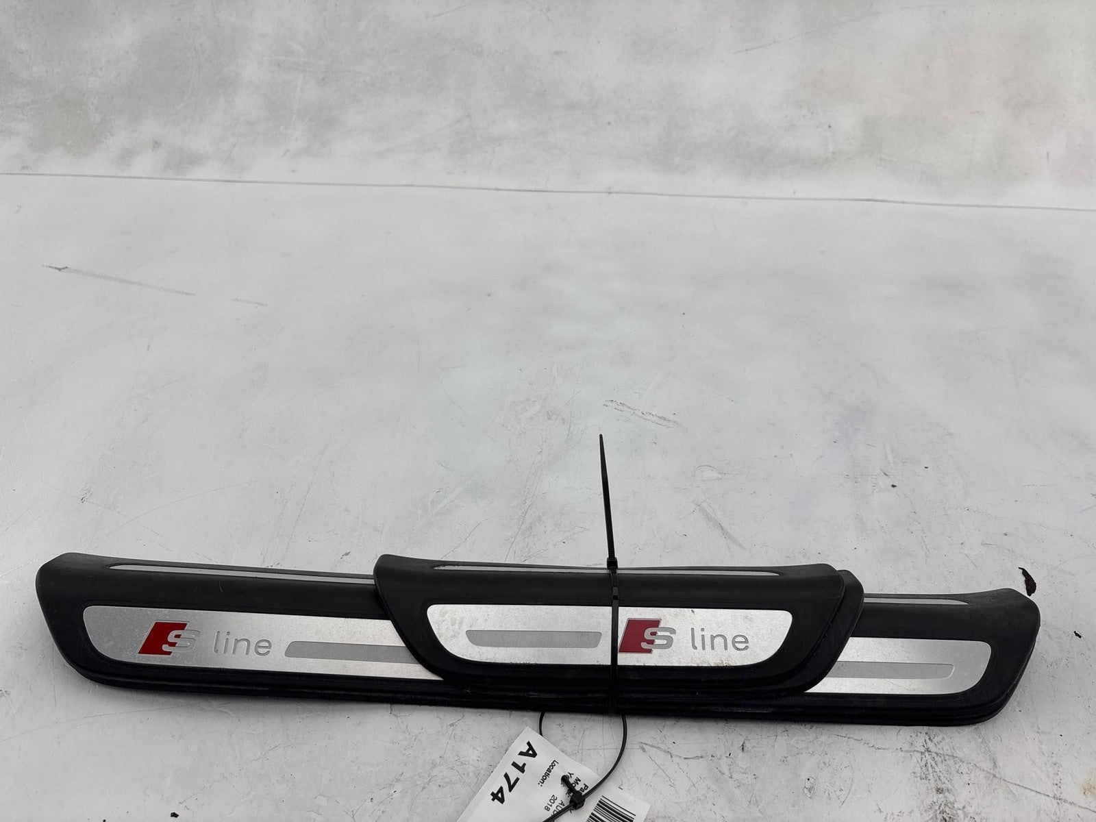 15 - 18 Audi Q3 S-Line Front & Rear / Left & Right Door Sill Scuff Plate Set OEM