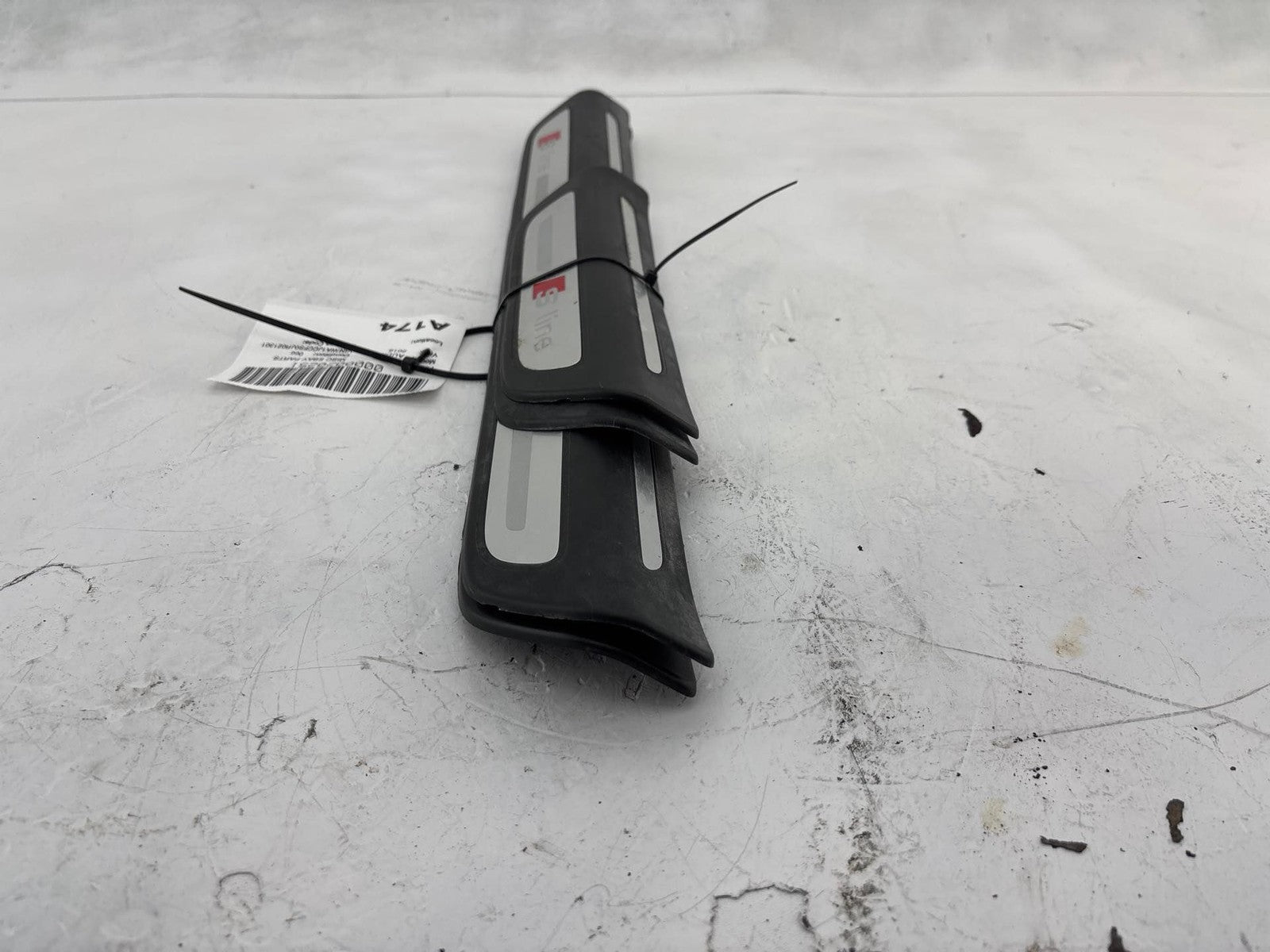 15 - 18 Audi Q3 S-Line Front & Rear / Left & Right Door Sill Scuff Plate Set OEM