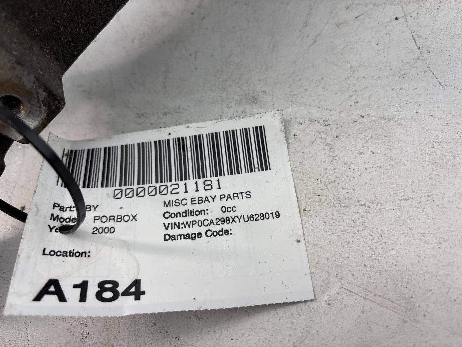 1997-2004 Porsche Boxster Rear Left Subframe Sub Frame Carrier Mount Bracket OEM