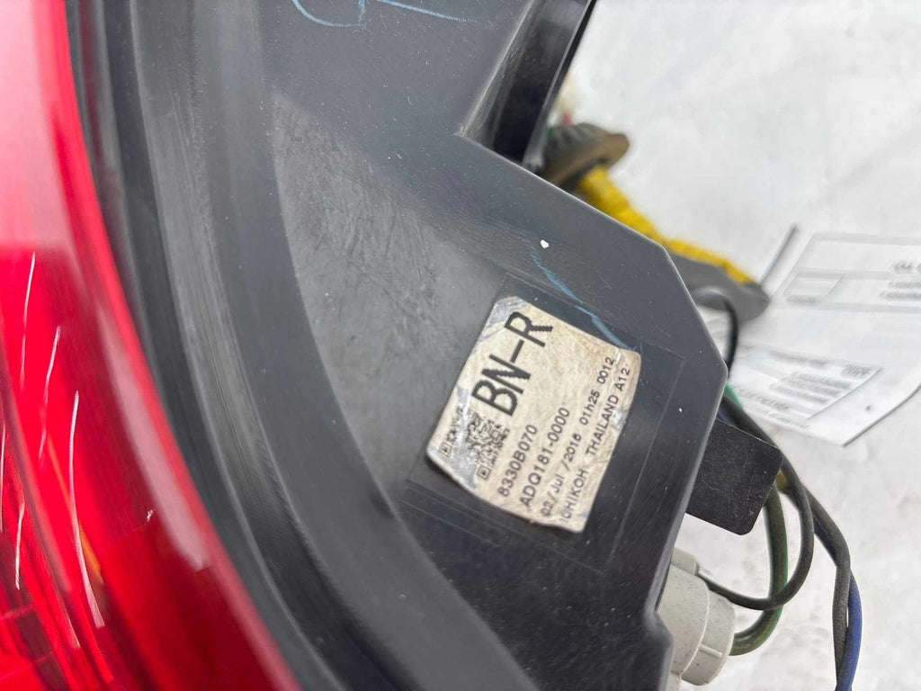 17-20 Mitsubishi Mirage G4 Tail Light Rear Lamp Passenger Right 8330B070 OEM