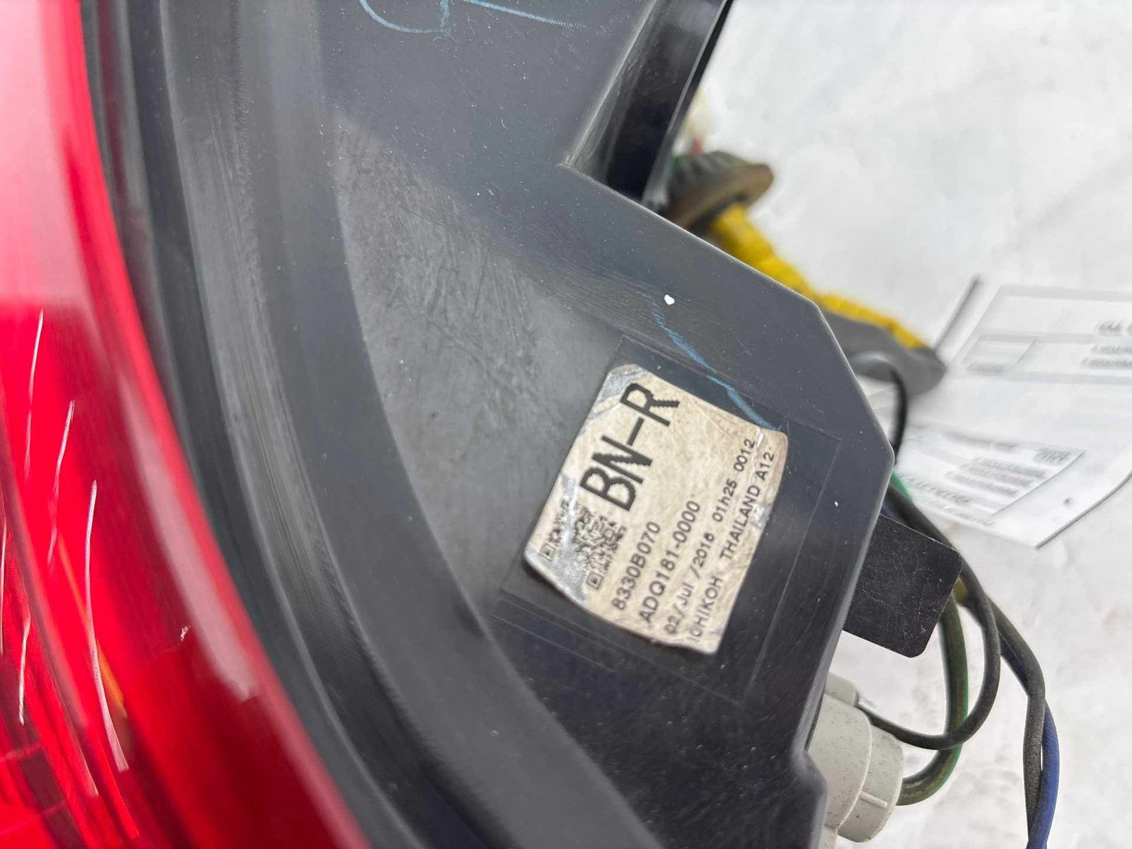 17-20 Mitsubishi Mirage G4 Tail Light Rear Lamp Passenger Right 8330B070 OEM