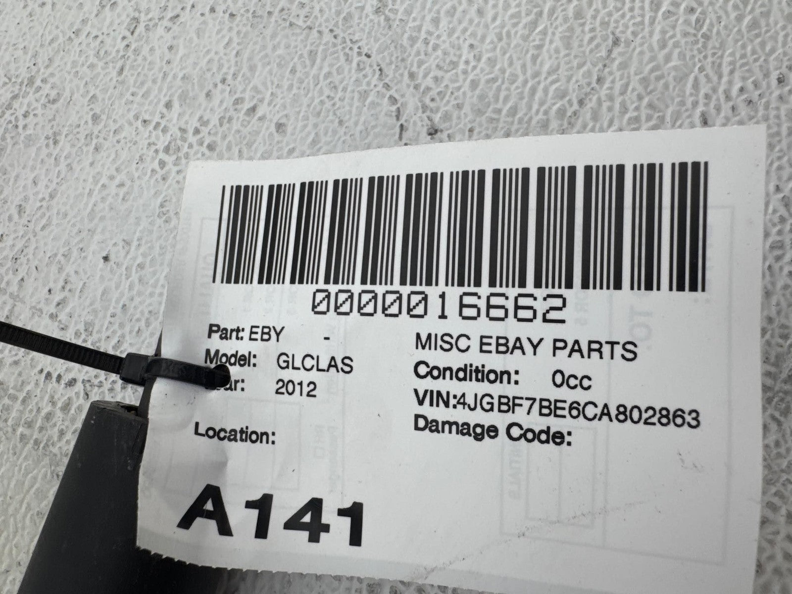 07-12 Mercedes X164 GL450 GL550 Left Side Tailgate Lift Support Shock Strut OEM