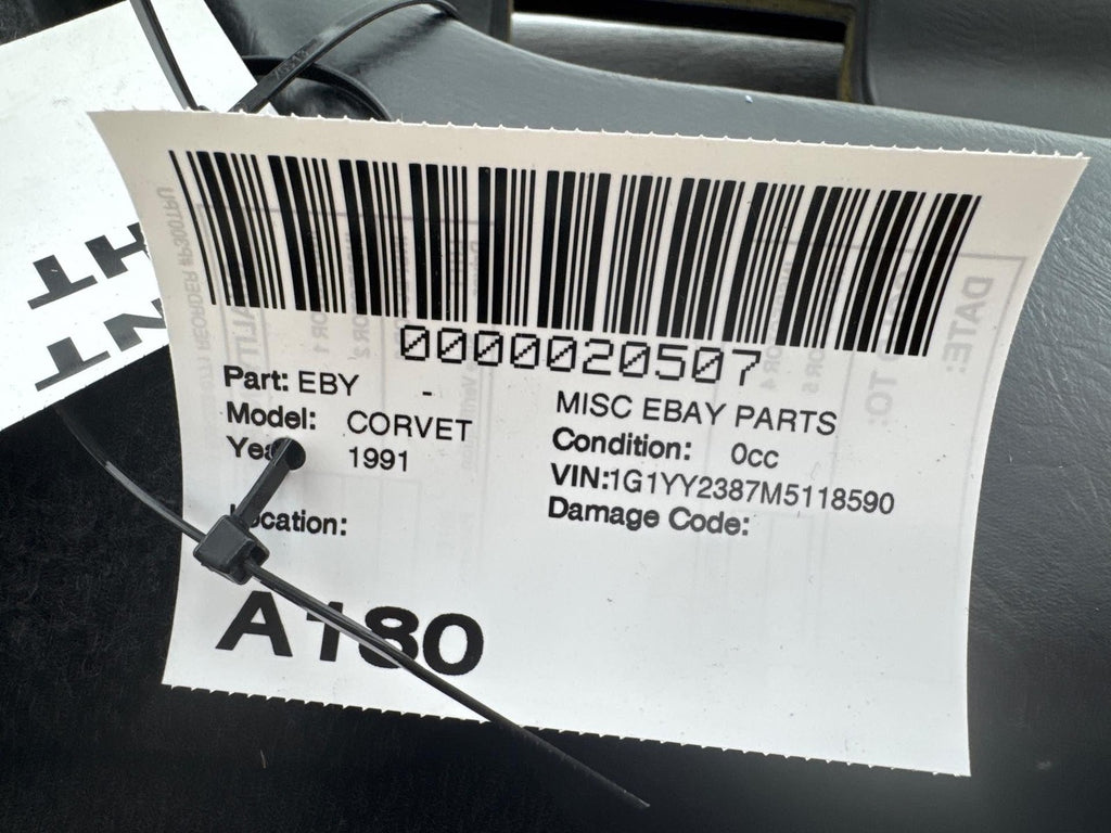 1990-1991 Chevrolet Corvette Front Right Door Panel Trim Cover Oem