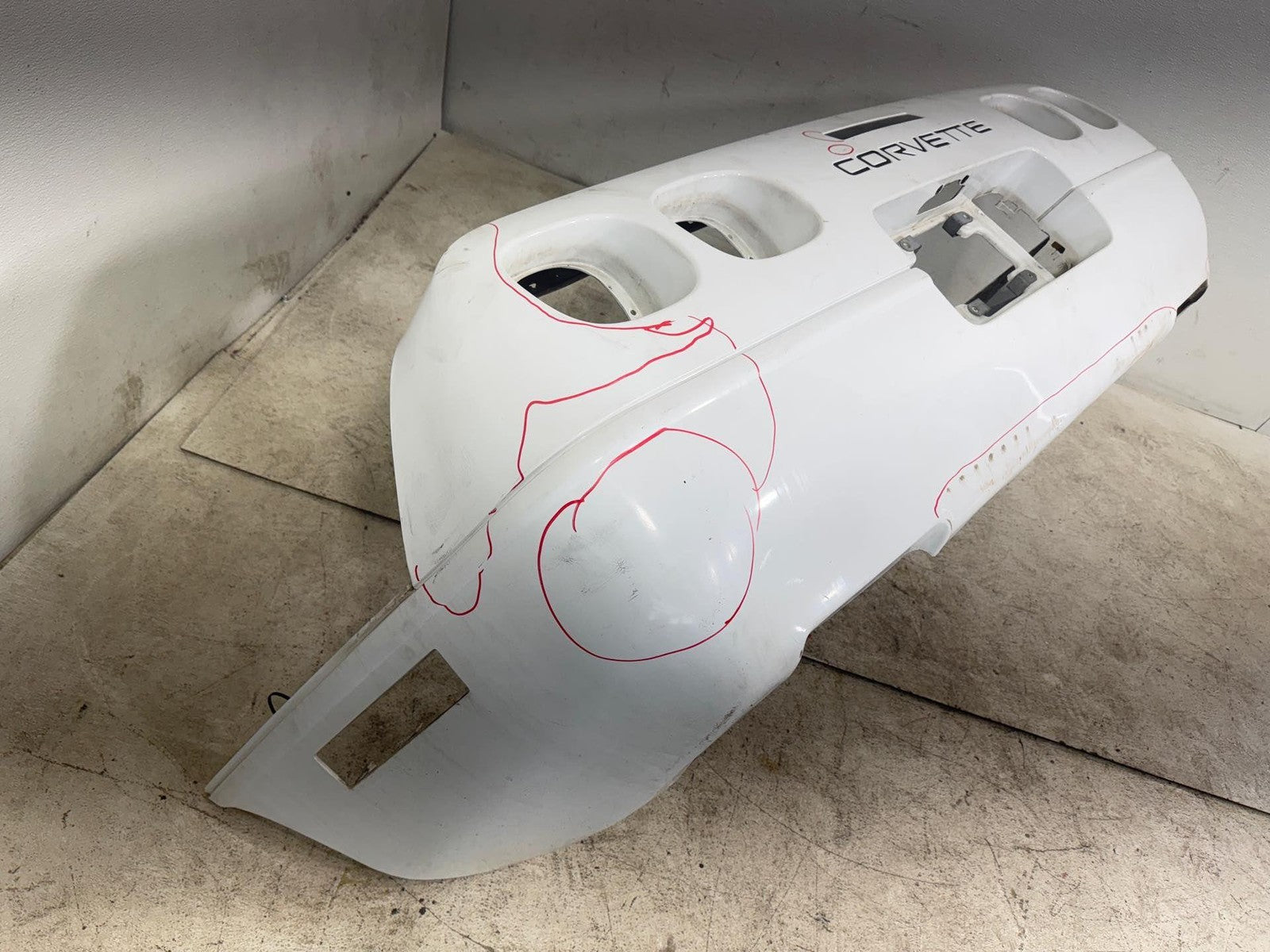 1991-1996 Chevrolet Corvette Rear Bumper Cover Oem