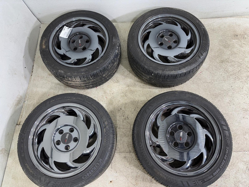 1991-1996 Chevrolet Corvette Wheel Rims & Tires Set Oem