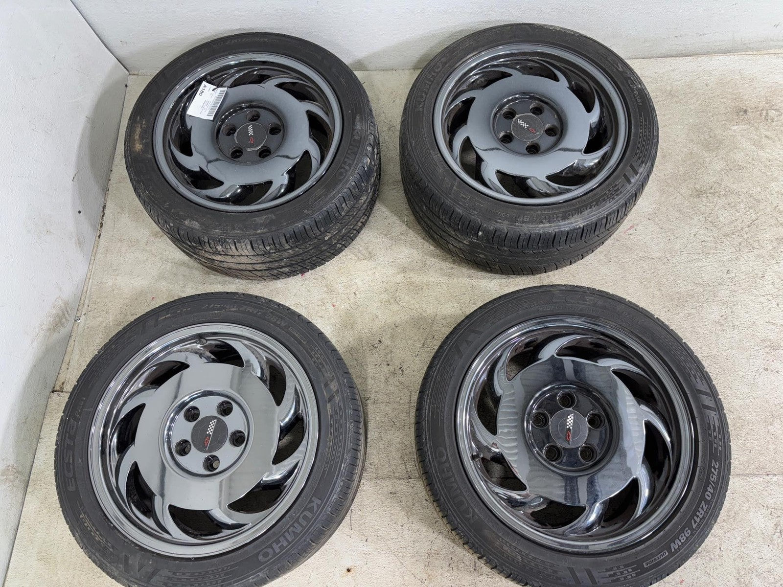 1991-1996 Chevrolet Corvette Wheel Rims & Tires Set Oem