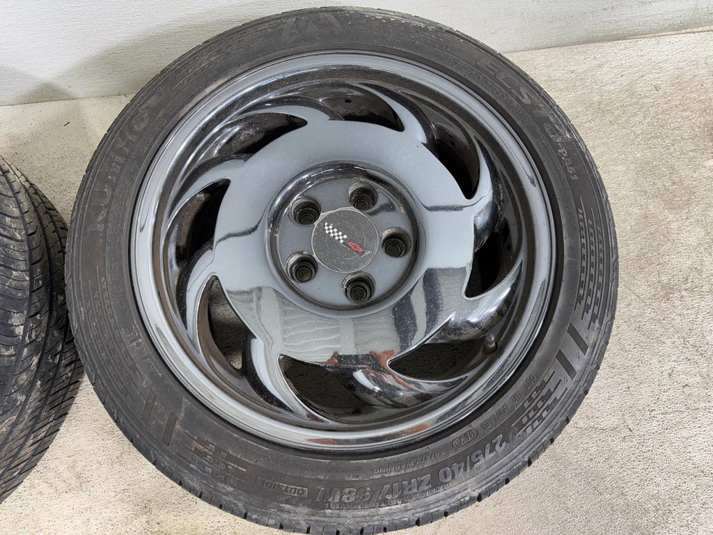 1991-1996 Chevrolet Corvette Wheel Rims & Tires Set Oem