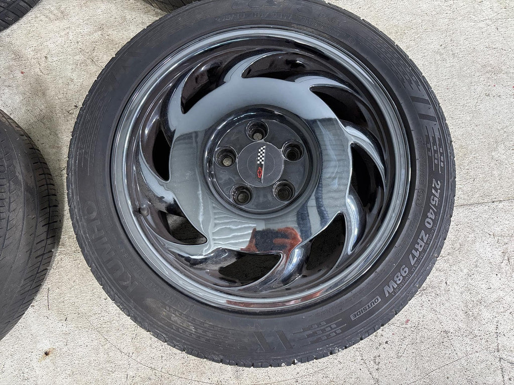 1991-1996 Chevrolet Corvette Wheel Rims & Tires Set Oem