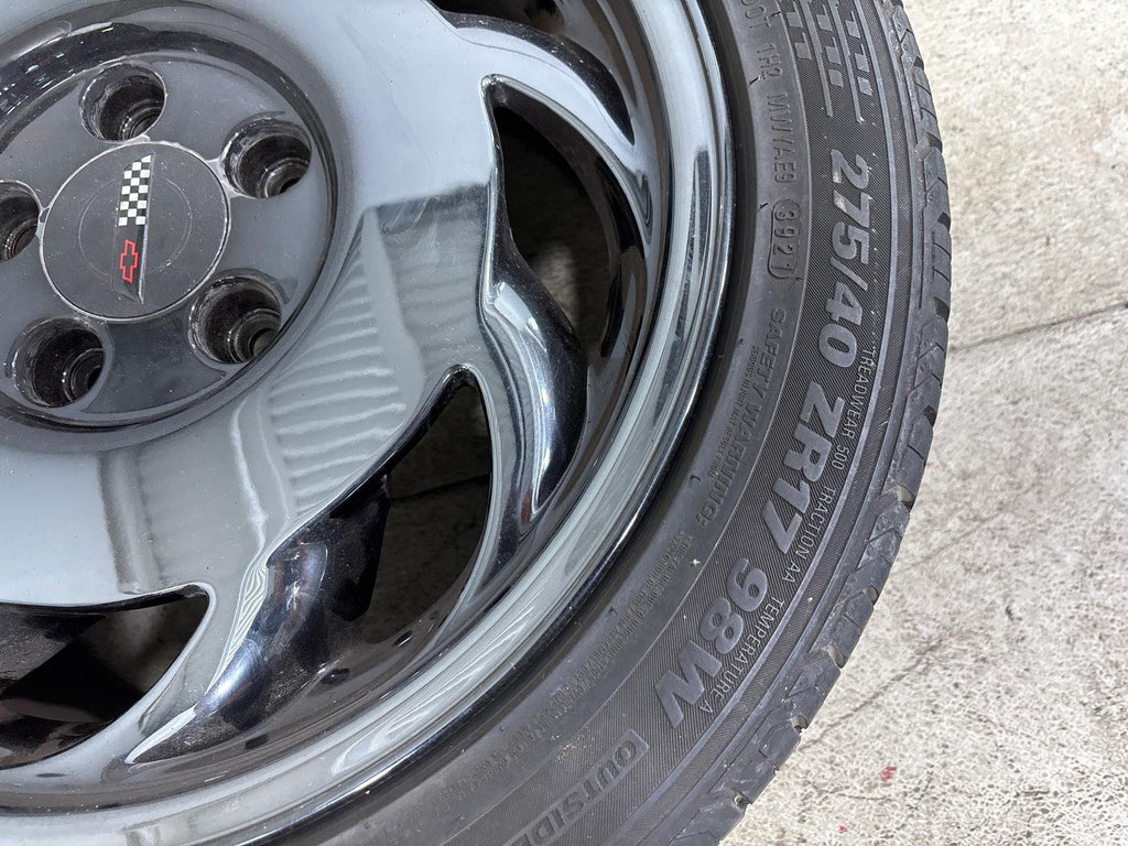 1991-1996 Chevrolet Corvette Wheel Rims & Tires Set Oem