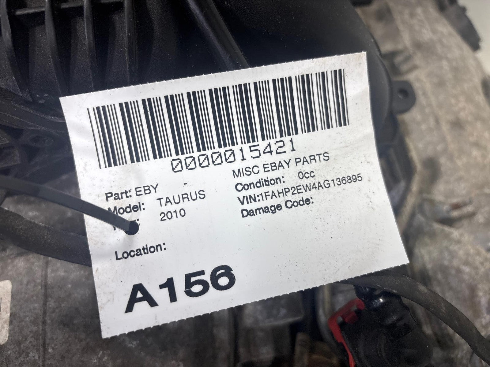 08-11 FORD TAURUS VIN W Engine Assembly motor 3.5L OEM