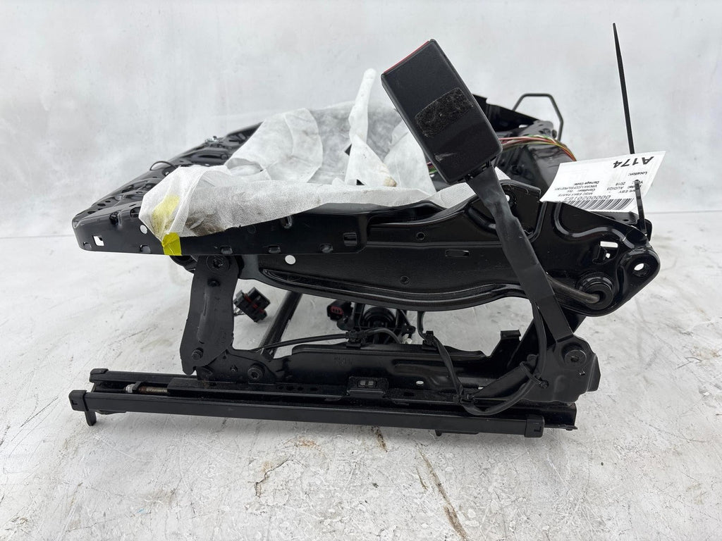 15-18 Audi Q3 Front Right Passenger Seat Lower Adjust Track Frame W/ Motor Oem