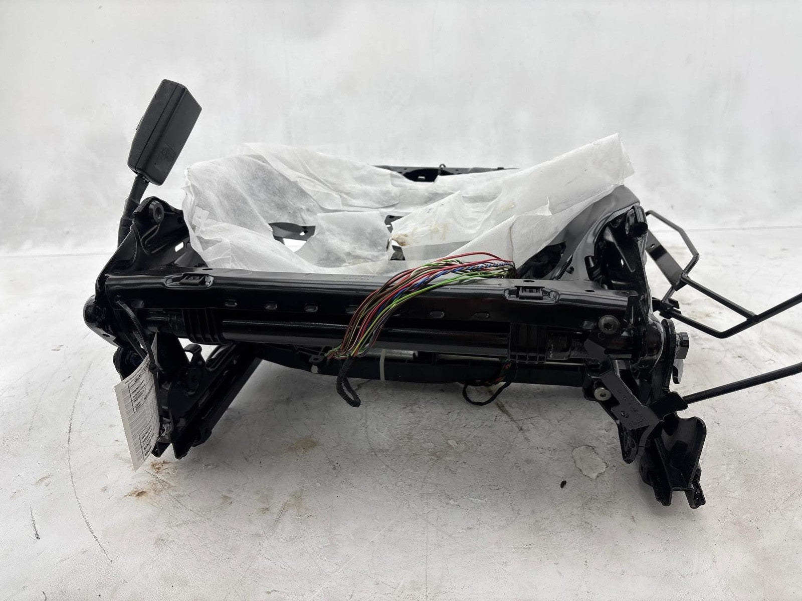 15-18 Audi Q3 Front Right Passenger Seat Lower Adjust Track Frame W/ Motor Oem