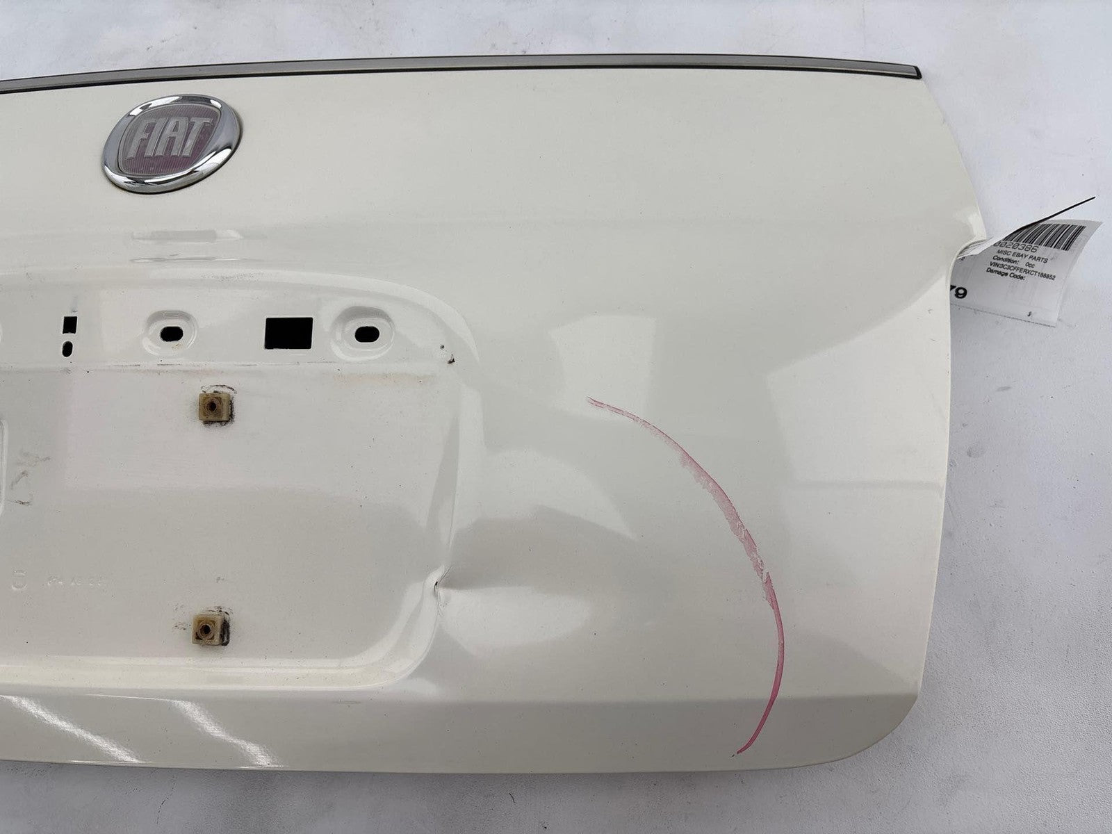 12-17 Fiat 500 Rear Liftgate Tailgate Back Door Shell Panel Oem