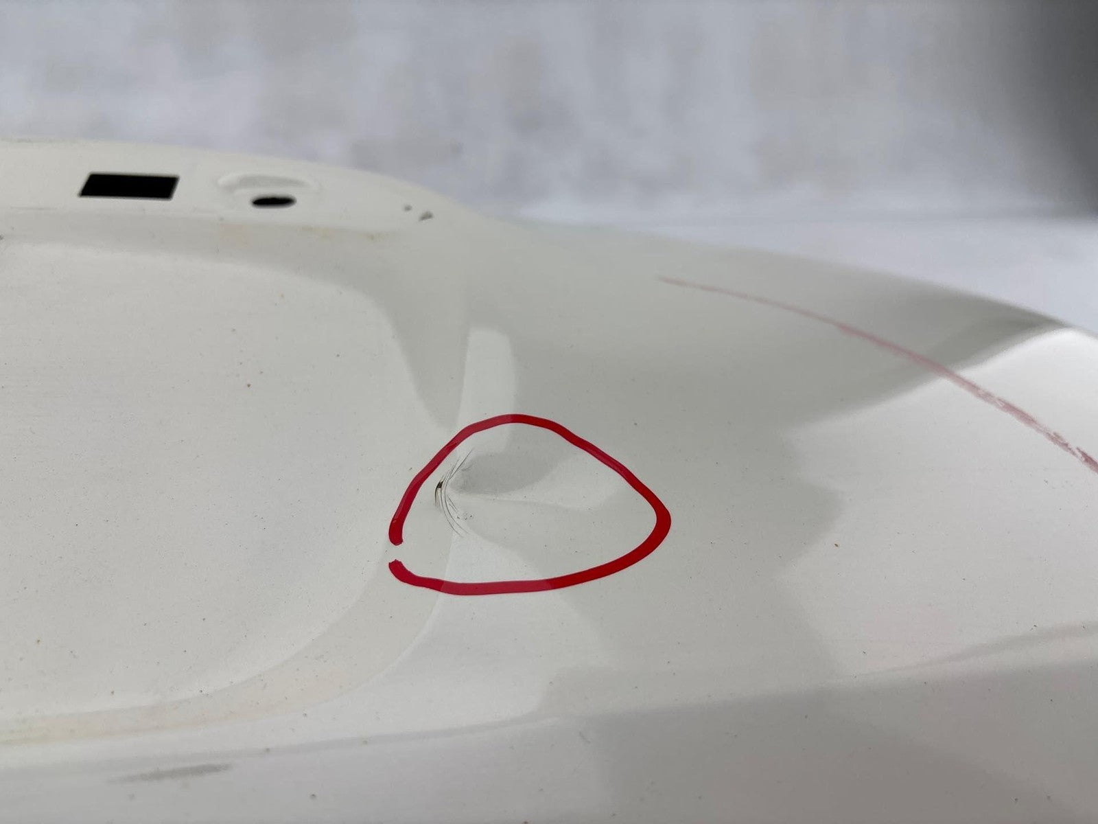 12-17 Fiat 500 Rear Liftgate Tailgate Back Door Shell Panel Oem