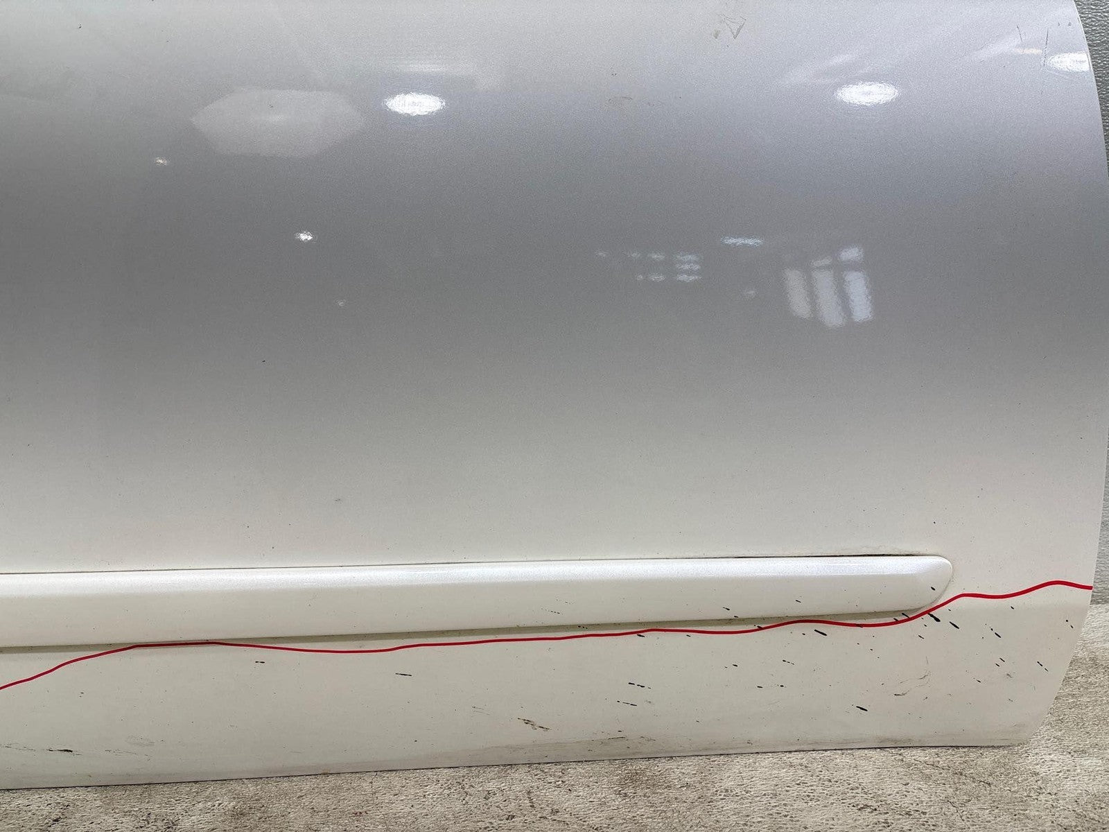 12-17 Fiat 500 Front Right Door Shell Panel Oem