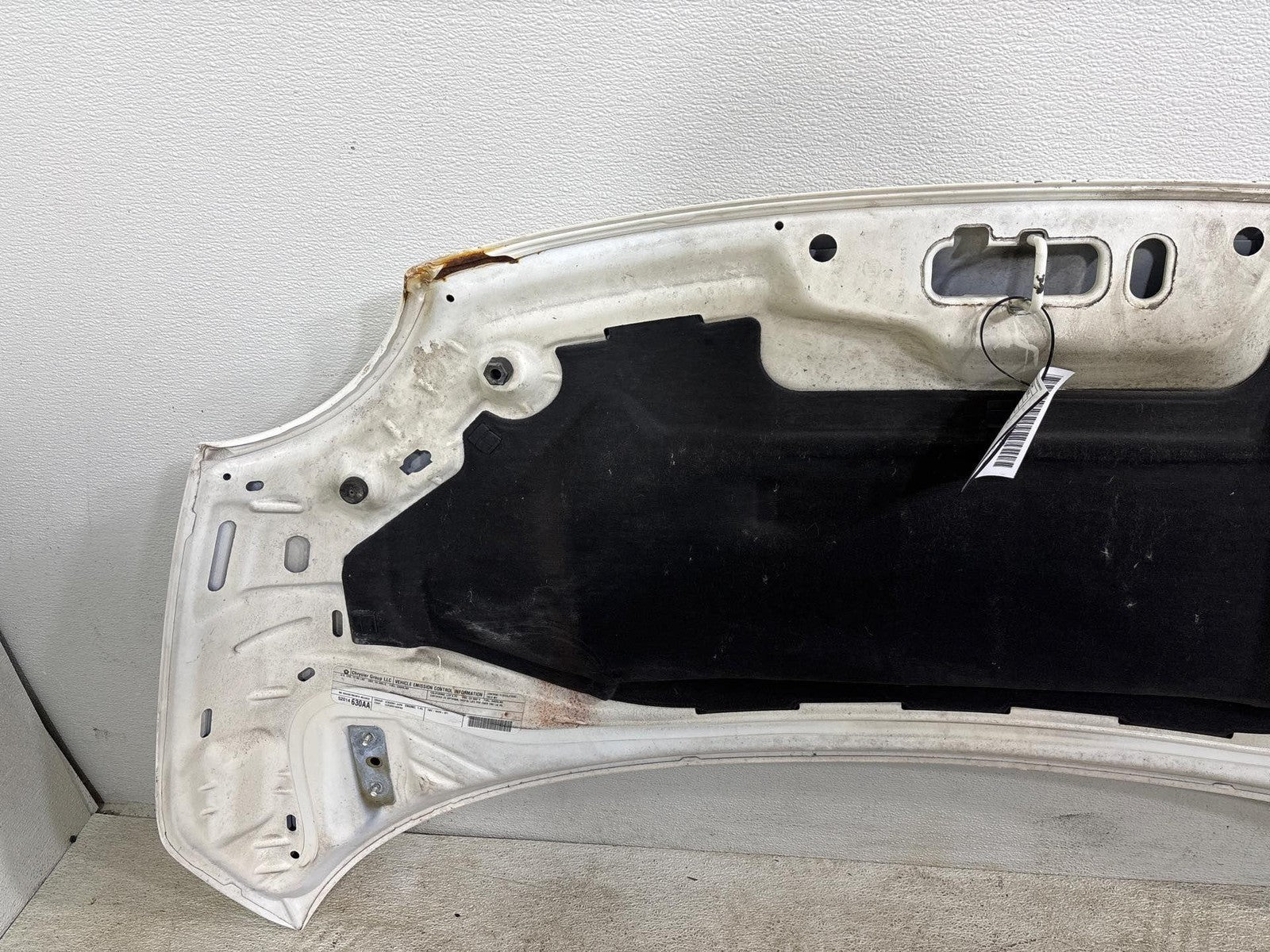 12-17 Fiat 500 Front Hood Shell Cover Panel Oem