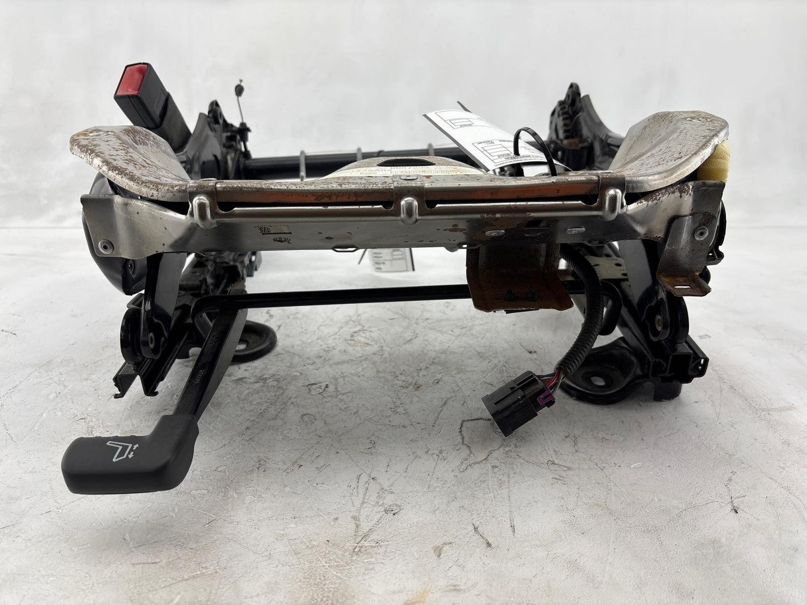 12-17 Fiat 500 Front Left Seat Track Frame Oem