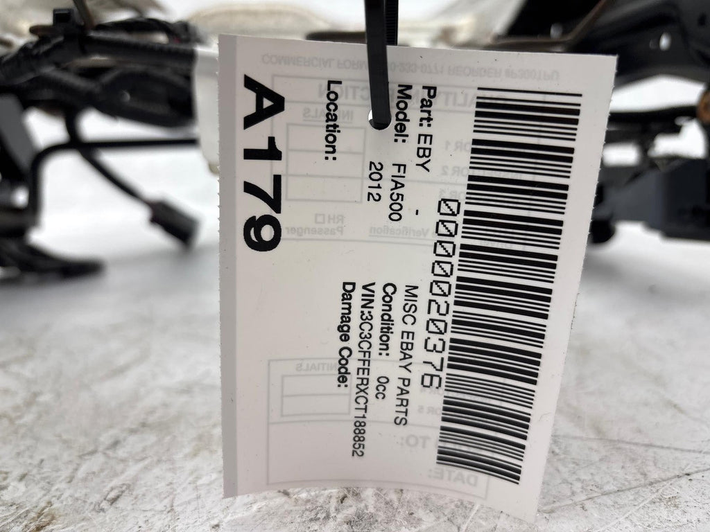 12-17 Fiat 500 Front Left Seat Track Frame Oem