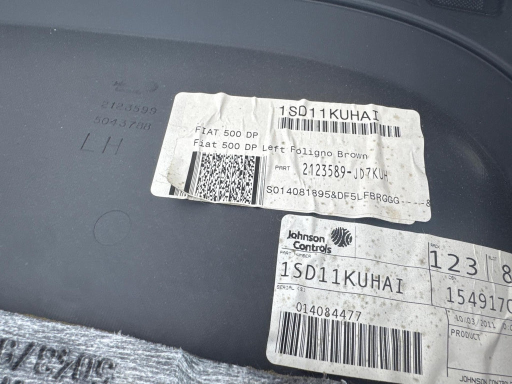 12-18 Fiat 500 Front Left Door Panel Trim Cover Oem