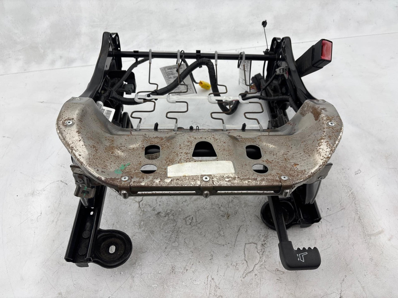 12-17 Fiat 500 Front Right Seat Track Frame Oem