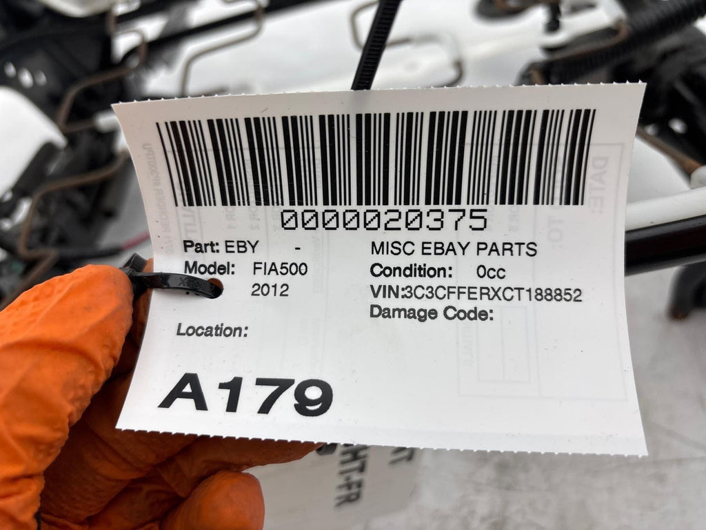 12-17 Fiat 500 Front Right Seat Track Frame Oem