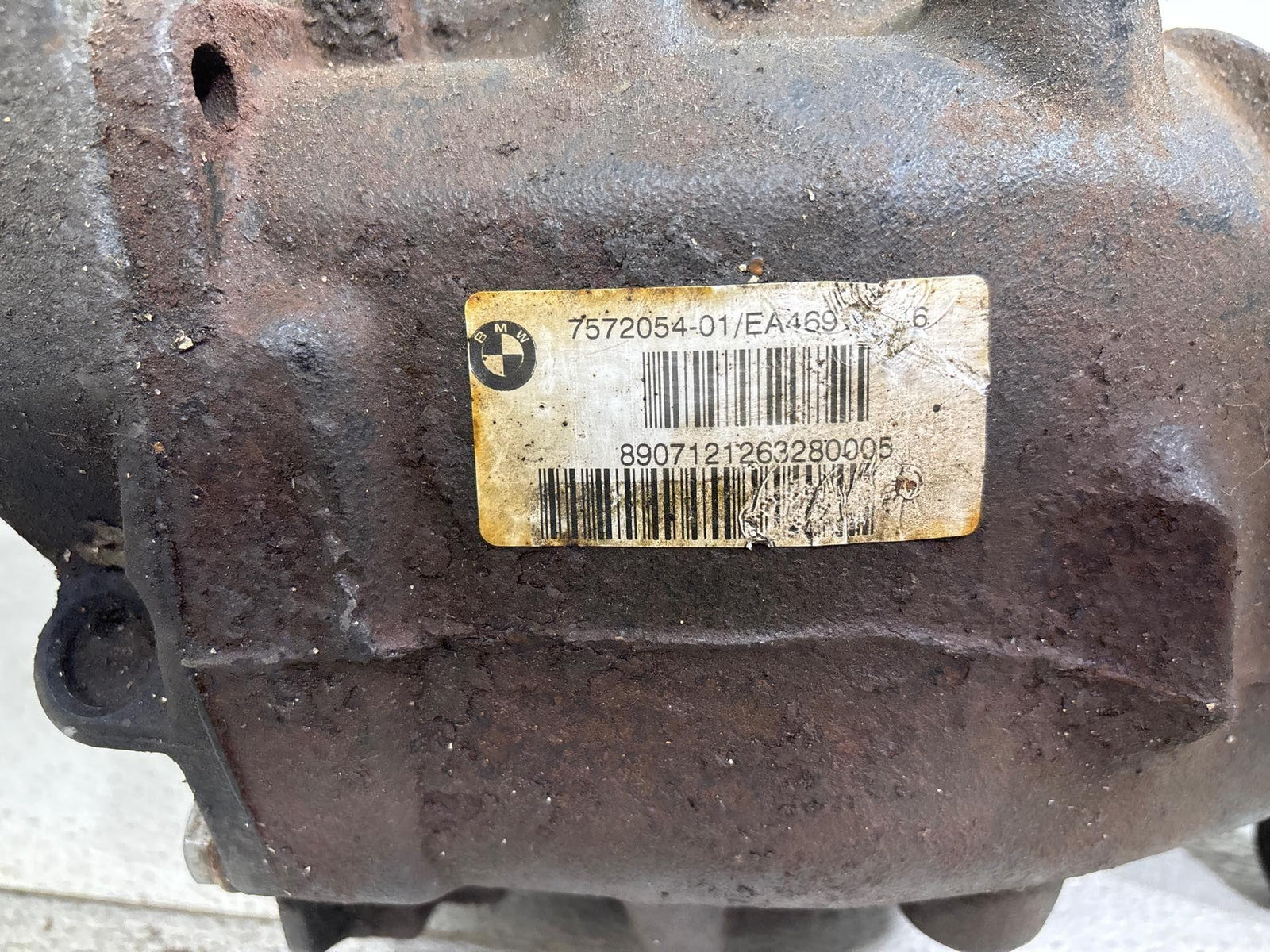 07-13 Bmw E82 E90 E92 Rear Automatic Axle Differential Carrier Ratio 3.46 Oem