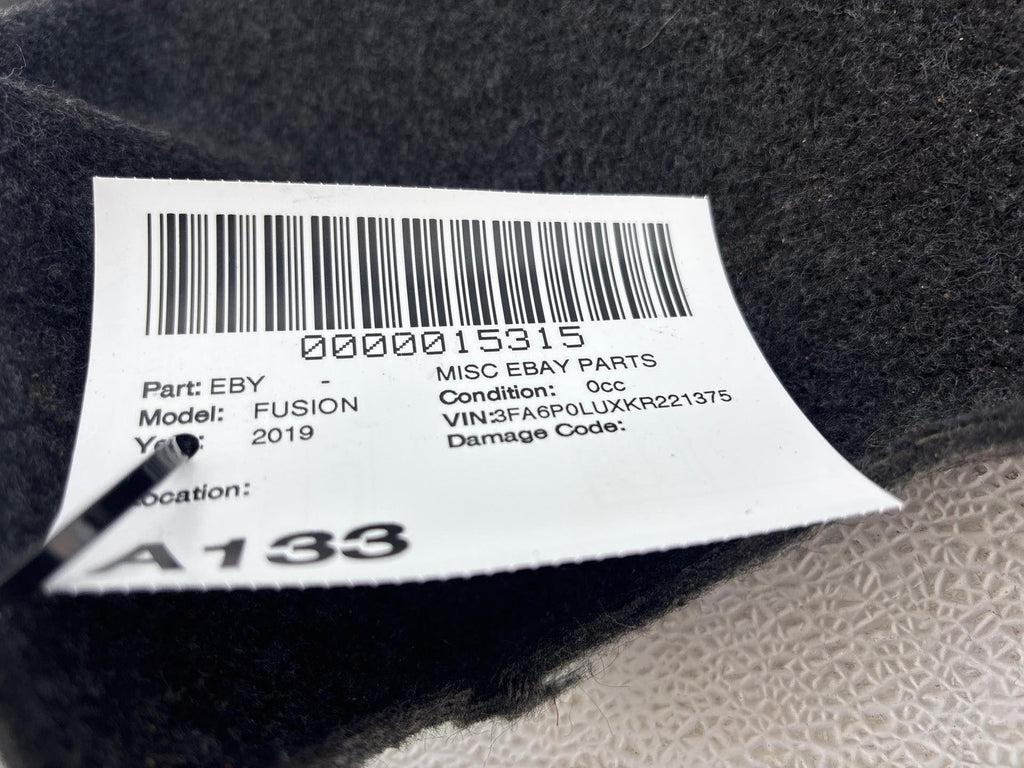 13-20 Ford Fusion Rear Left Side Trunk Quarter Panel Cover Trim Oem