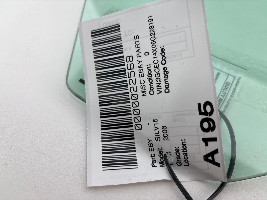 1999 - 2007 Chevrolet Silverado / Sierra 1500 Front Right Door Window Glass OEM