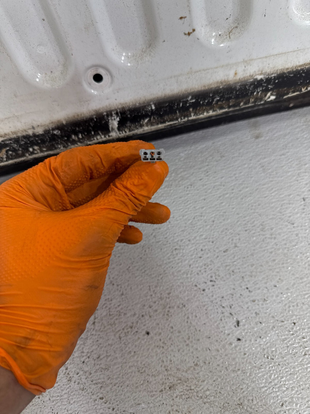 1991-1992 Toyota Land Cruiser Rear Lower Tailgate Black Oem