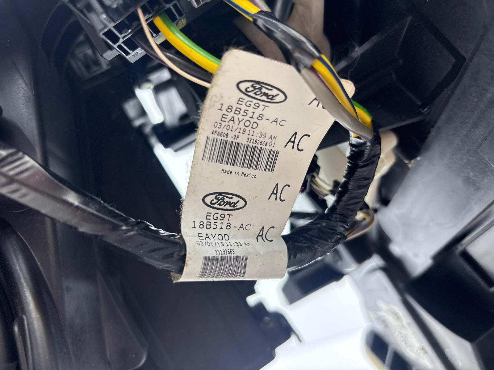 13-20 Ford Fusion 2.0L Hvac A/C Heater Blower Housing Box Case Oem Hs7H19B555Ckd