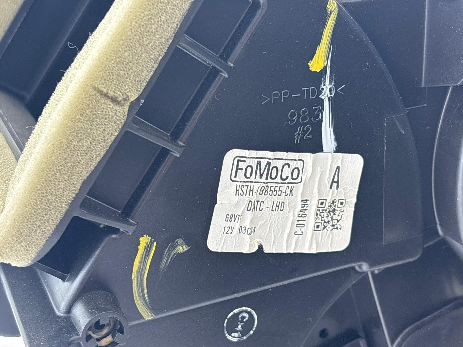 13-20 Ford Fusion 2.0L Hvac A/C Heater Blower Housing Box Case Oem Hs7H19B555Ckd