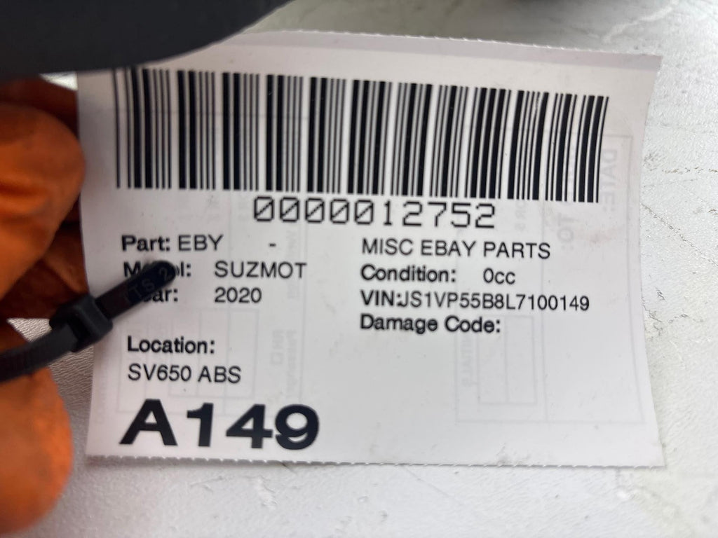 20 Suzuki Sv650 Abs Factory Seat Oem 45100-18K03-Bbc