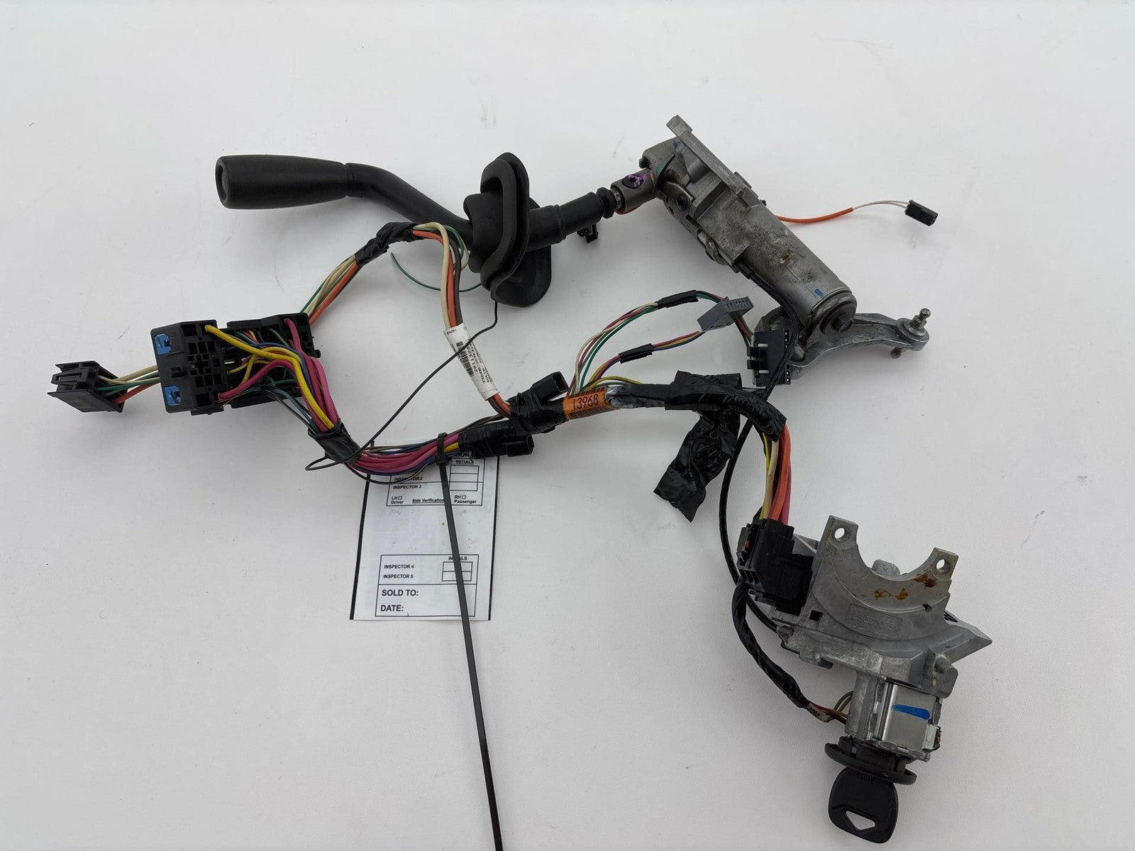 03-07 Chevy Silverado Ignition Lock Cylinder Assembly W/ Gear Shifter Lever OEM