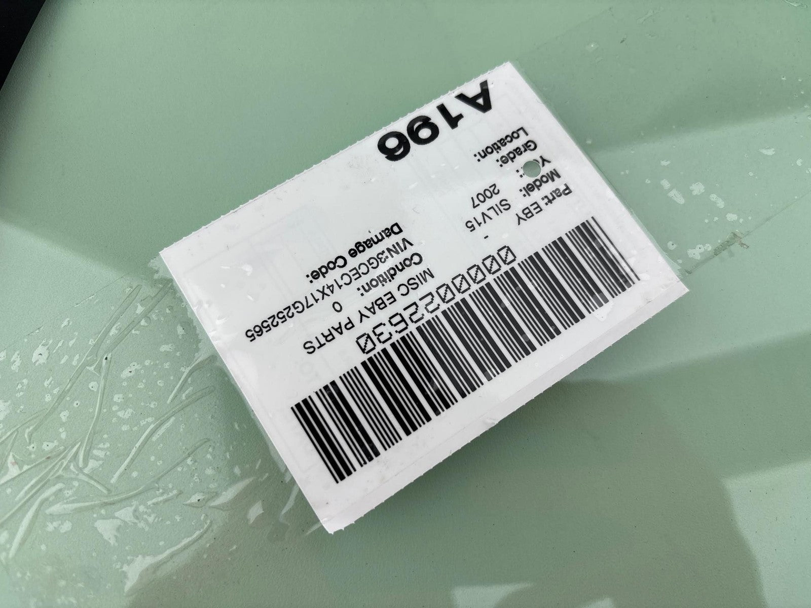 1999-2007 Chevrolet Silverado 1500 Rear Windshield Back Window Glass OEM