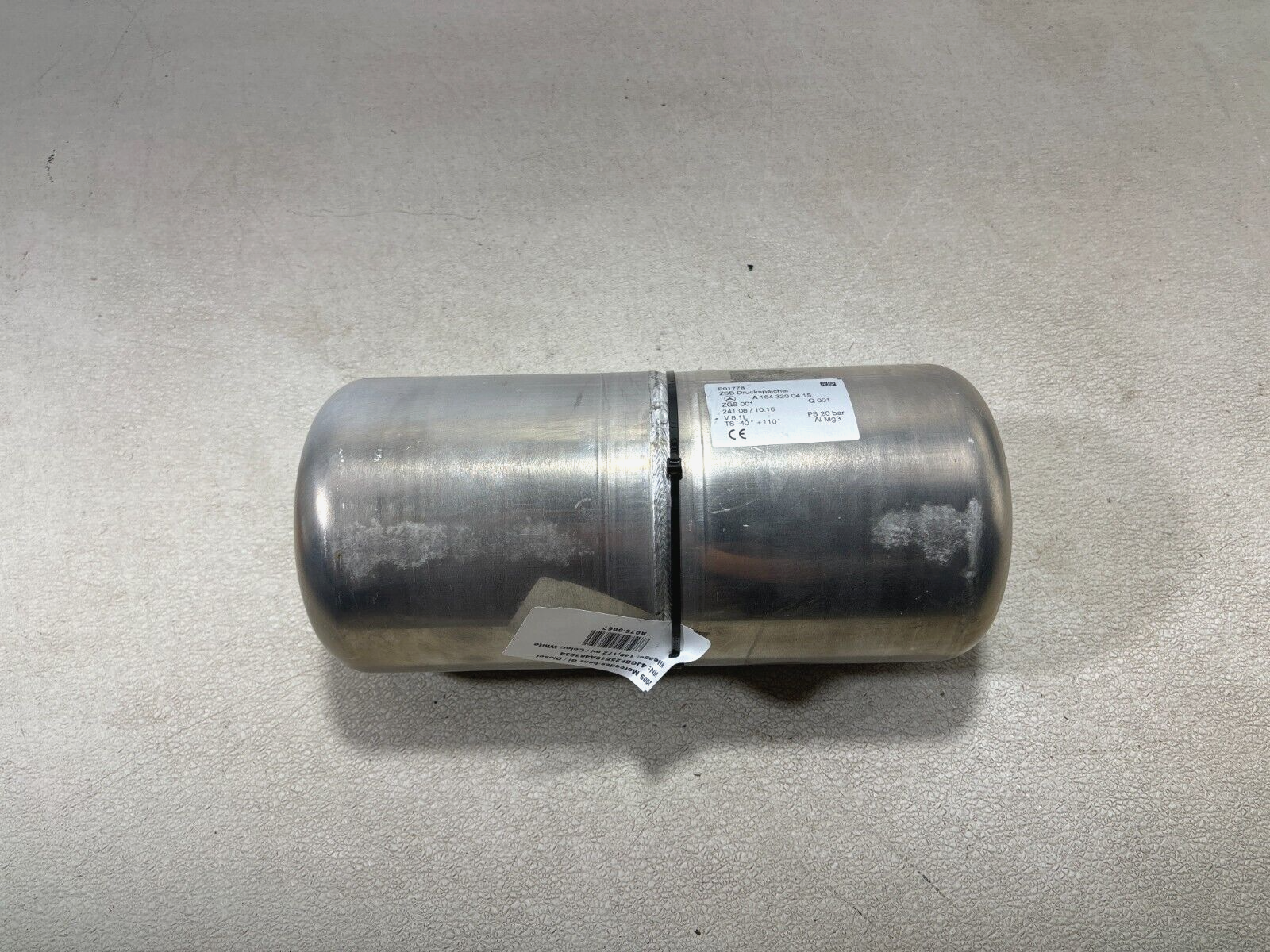 03-12 Mercedes Ml Gl Airmatic Suspension Air Compressor Cylinder Rear Diesel