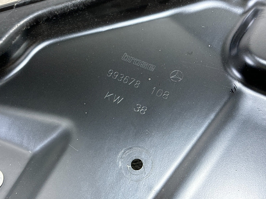 07-12 Mercedes Gl320 Gl450 Rear Left Door Window Regulator Frame Panel Oem