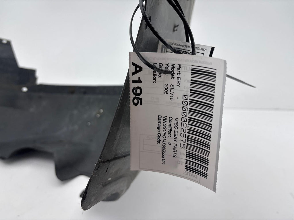 04-07 Chevy Silverado 1500 Front Left Fender Inner Liner Splash Shield Guard OEM