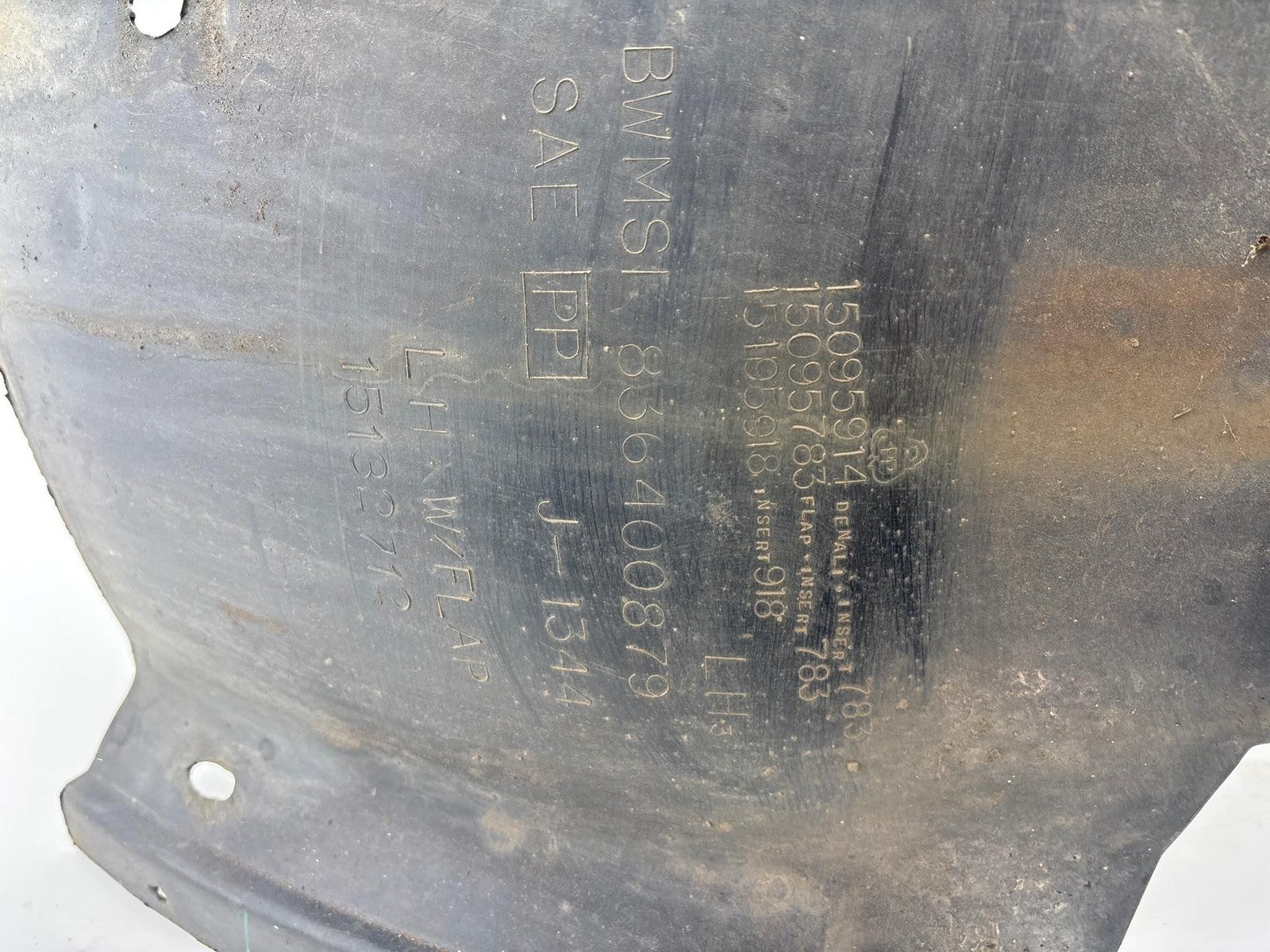 04-07 Chevy Silverado 1500 Front Left Fender Inner Liner Splash Shield Guard OEM